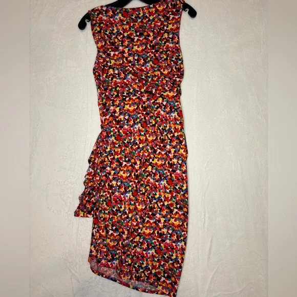 Betsy Johnson Confetti Heart-Print Dress 4 - Picture 4 of 5